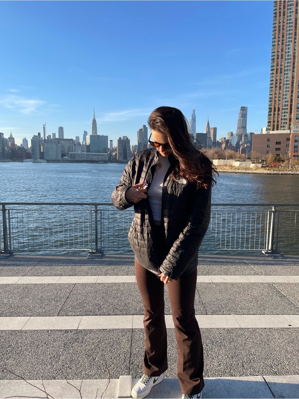 lululemon athletica Brown Wide-Leg Pants